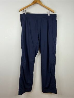 Lululemon Seawall Track Pants Mens XXL Navy Blue Lined Swift Gym Workout Lounge